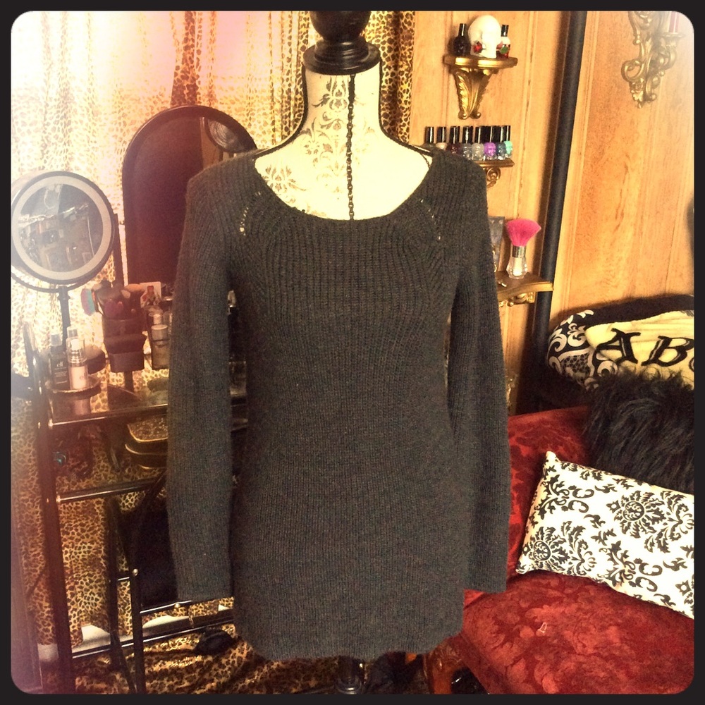 Long Grey Sweater